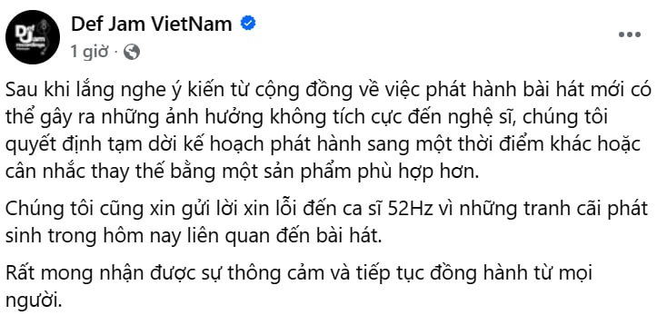 Mason Nguyễn xin lỗi, dời lịch phát hành MV vì ồn ào lời rap nhạy cảm của B Ray Mason Nguyễn xin lỗi, dời lịch phát hành MV vì ồn ào lời rap nhạy cảm của B Ray