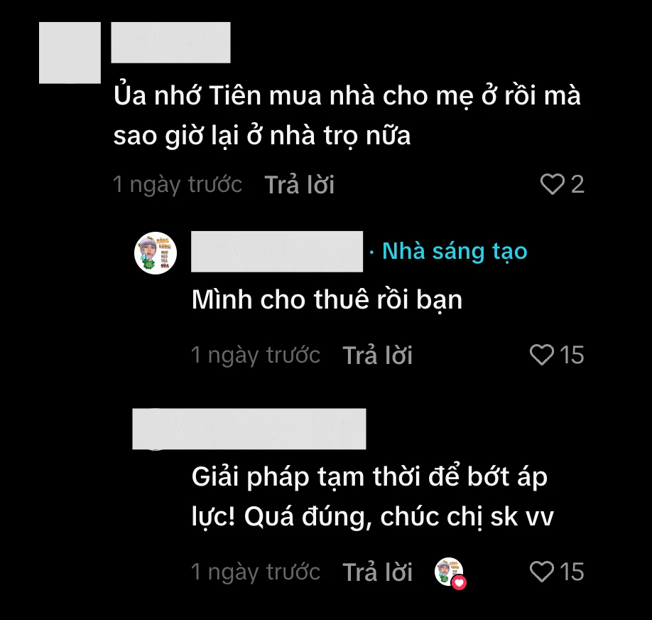 Mẹ Thuỳ Tiên dọn ra ở phòng trọ Mẹ Thuỳ Tiên dọn ra ở phòng trọ
