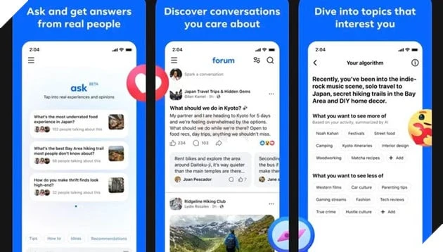 Meta âm thầm ra mắt ứng dụng mới giống Reddit mang tên Forum Meta âm thầm ra mắt ứng dụng mới giống Reddit mang tên Forum