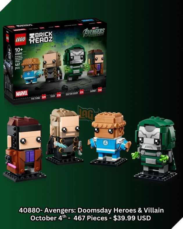 Năm Bộ LEGO Marvel Lấy Cảm Hứng Từ Avengers: Doomsday Lộ Diện Năm Bộ LEGO Marvel Lấy Cảm Hứng Từ Avengers: Doomsday Lộ Diện