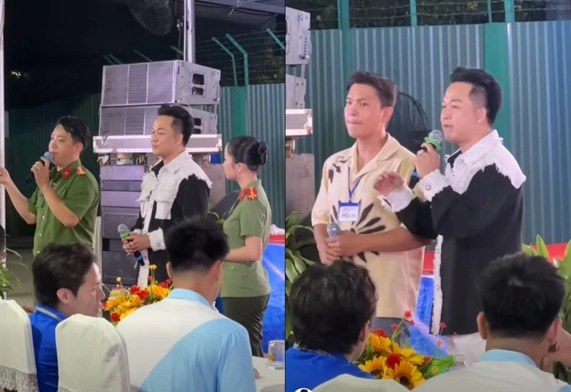 Nam ca sĩ đưa Ngọc Sơn đi xét nghiệm ma túy đến cơ sơ cai nghiện Nhị Xuân làm 1 việc