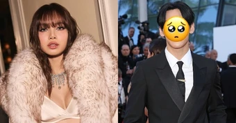 Nam thần là "thanh mai trúc mã" của Lisa (BLACKPINK) trên thảm đỏ Cannes: Quấn ống loe, tóc bổ luống và đôi môi căng mọng toàn filler?