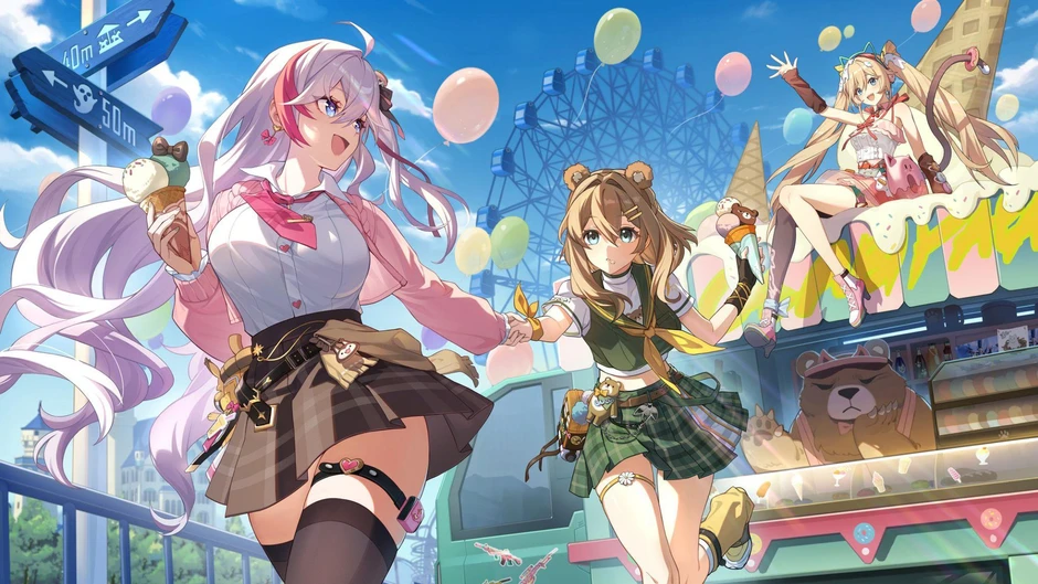 Né đạn, bám tường bằng cách "hóa giấy" - Gameplay khác lạ của Strinova: Biệt đội Anime