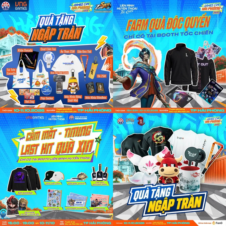 Ngay lúc này, đất Cảng đã sẵn sàng bùng nổ cùng siêu lễ hội Games ON: Hải Phòng 2026!