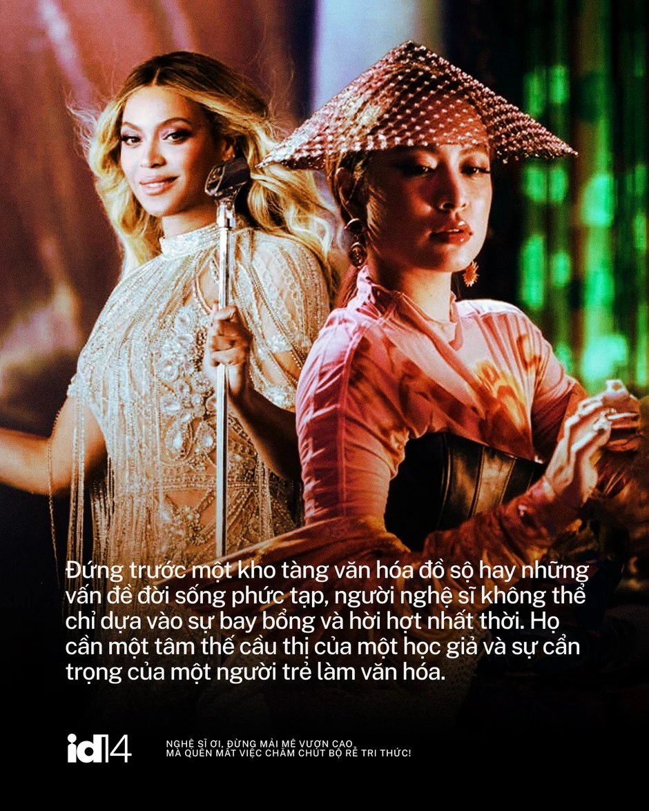 Nghệ sĩ ơi, đừng mải mê vươn cao mà quên mất việc chăm chút bộ rễ tri thức! Nghệ sĩ ơi, đừng mải mê vươn cao mà quên mất việc chăm chút bộ rễ tri thức!