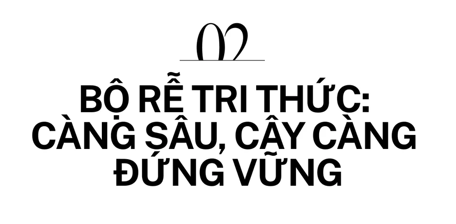 Nghệ sĩ ơi, đừng mải mê vươn cao mà quên mất việc chăm chút bộ rễ tri thức! Nghệ sĩ ơi, đừng mải mê vươn cao mà quên mất việc chăm chút bộ rễ tri thức!