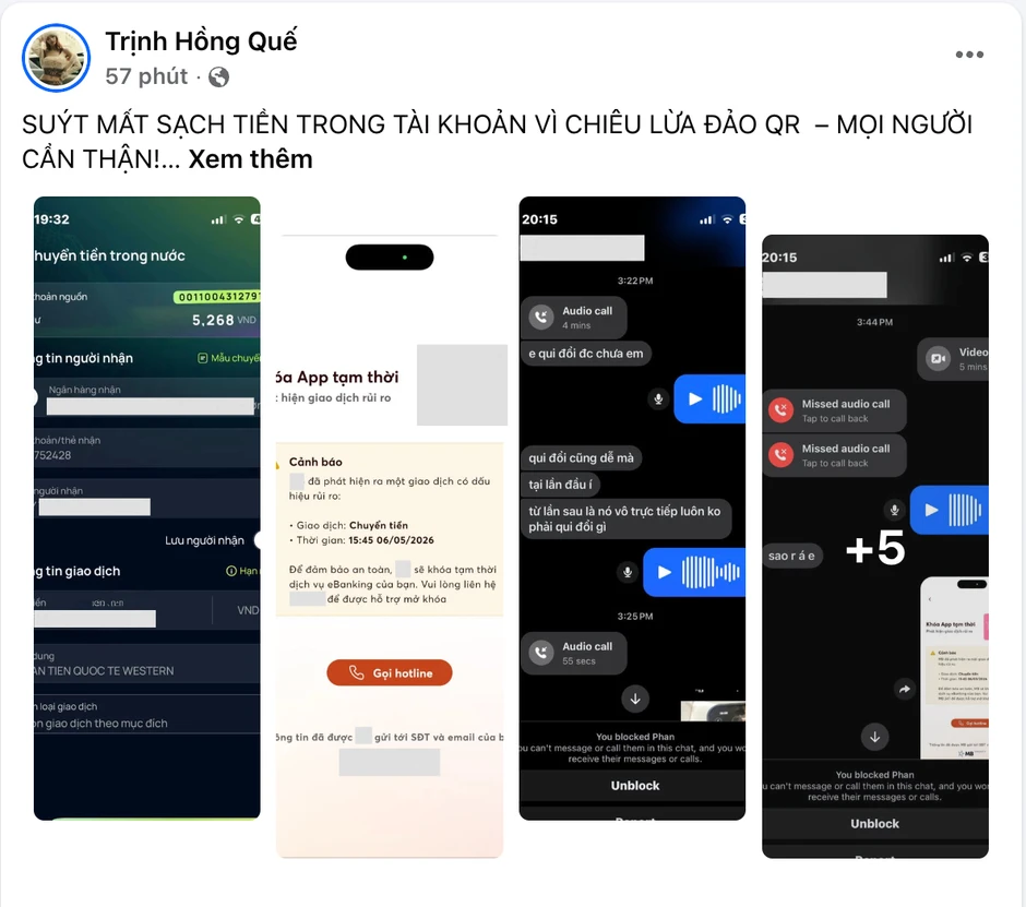 Nữ người mẫu Việt suýt mất toàn bộ tiền trong tài khoản ngân hàng vì cái bẫy tinh vi ai cũng có thể dính
