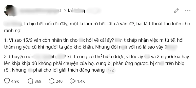 Nửa đêm, Thần rừng Liên Quân bị nữ chính "phốt" hành vi gạ gẫm 18+