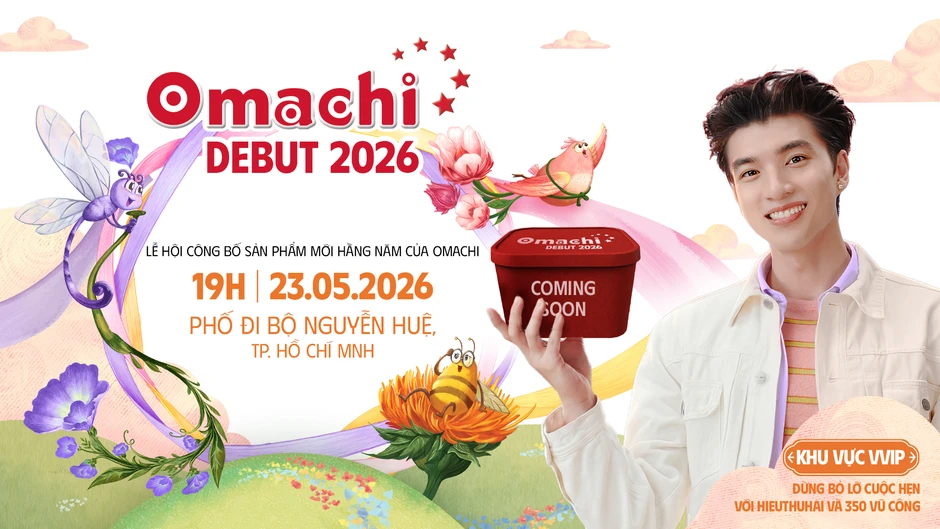 Omachi “chơi lớn” mở cửa tự do lễ hội ra mắt sản phẩm mới tại phố đi bộ Nguyễn Huệ