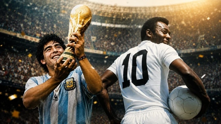 Pelé và Maradona: Khi World Cup tạo ra những vị thánh của văn hóa đại chúng Pelé và Maradona: Khi World Cup tạo ra những vị thánh của văn hóa đại chúng