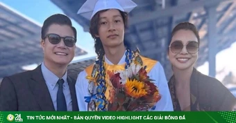 Quang Dũng - Jennifer Phạm dự lễ tốt nghiệp của Bảo Nam