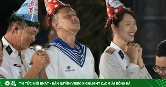 Quốc Trường, Thúy Ngân cùng nhau đón sinh nhật trên sóng truyền hình