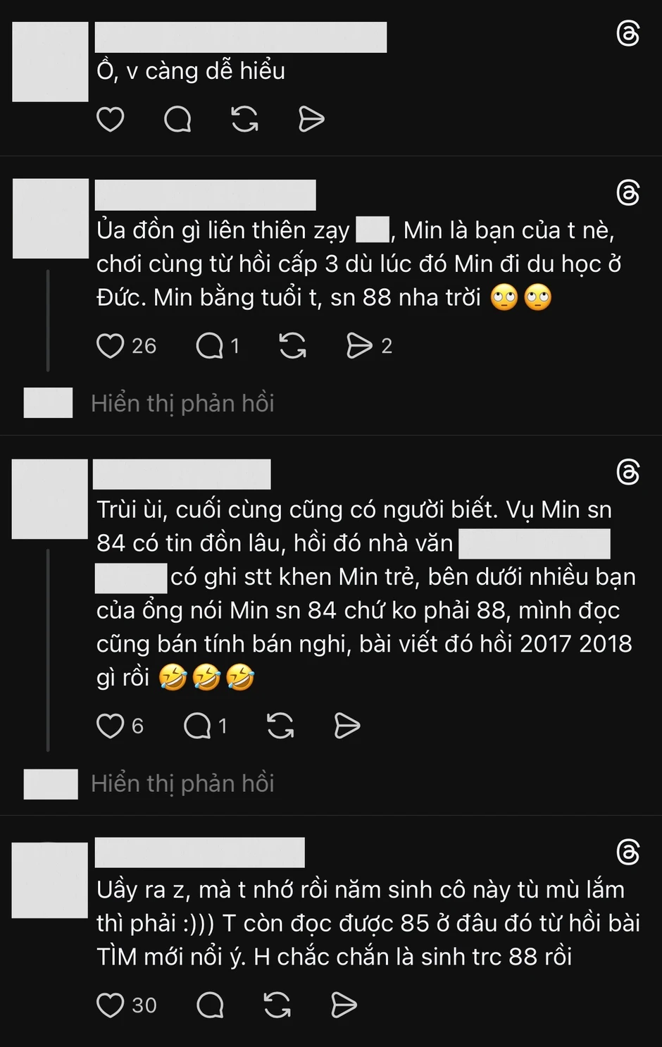 Rầm rộ thông tin MIN không phải sinh năm 1988