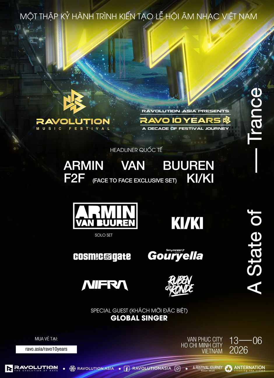 Ravolution Music Festival 10 năm đưa Việt Nam thành tâm điểm EDM châu Á