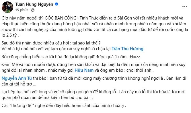 Sao Việt hạng A ra vào bệnh viện như cơm bữa, làm show lỗ 2.5 tỷ