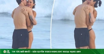 Shawn Mendes âu yếm bạn gái mới trên bãi biển