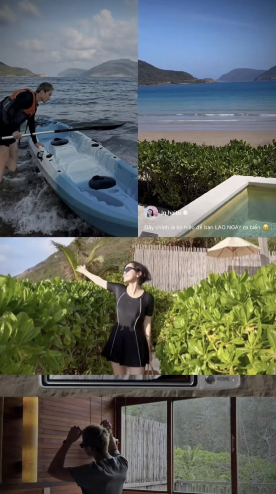 Sơn Tùng và Hải Tù lộ ảnh cùng đi nghỉ dưỡng ở resort 5 sao