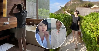 Sơn Tùng và Hải Tù lộ ảnh cùng đi nghỉ dưỡng ở resort 5 sao