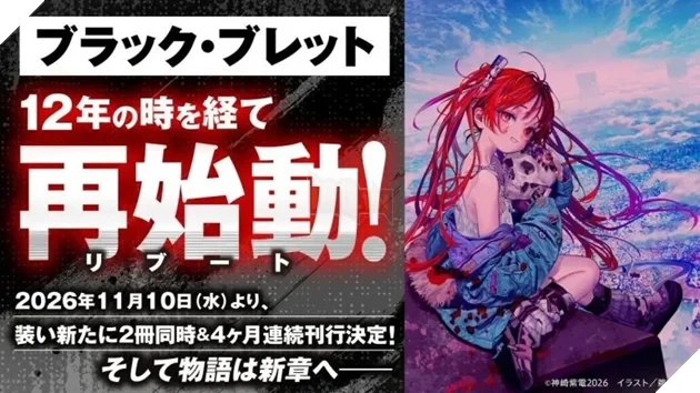 Tác giả "Black Bullet" chính thức tái xuất sau 11 năm "im hơi lặng tiếng": Trải lòng về khủng hoảng kiệt sức và kế hoạch tái sinh thương hiệu kinh điển Tác giả "Black Bullet" chính thức tái xuất sau 11 năm "im hơi lặng tiếng": Trải lòng về khủng hoảng kiệt sức và kế hoạch tái sinh thương hiệu kinh điển