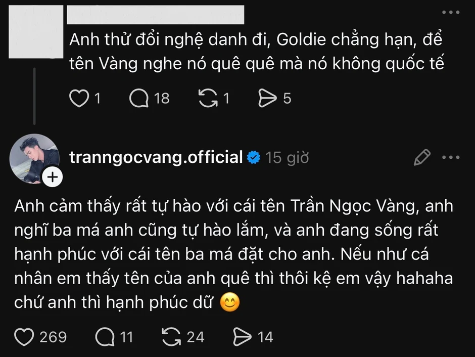 Tên thật của nam diễn viên Việt bị chê "quê mùa", chính chủ vào phản pháo cả cõi mạng vỗ tay