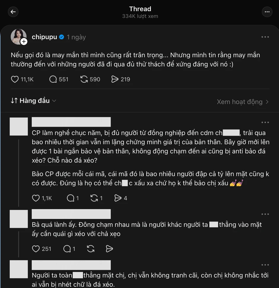Threads "hỗn chiến" vì Chi Pu