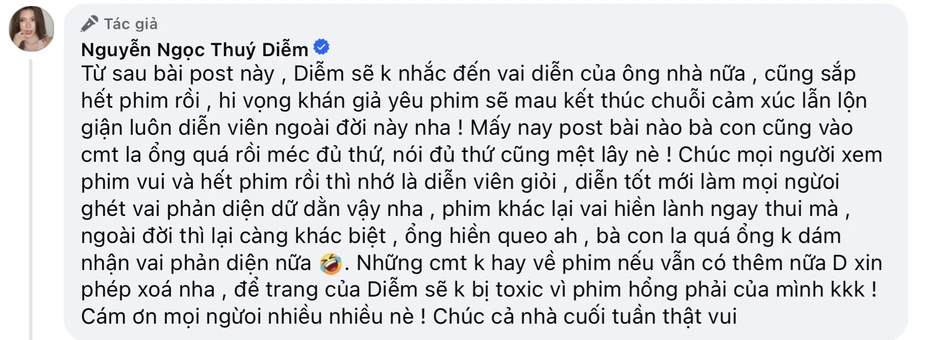 Thuý Diễm mệt mỏi vì Lương Thế Thành Thuý Diễm mệt mỏi vì Lương Thế Thành