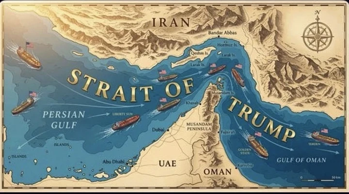 Tổng thống Trump đăng bài, đổi tên eo biển Hormuz thành ‘eo biển Trump’ Tổng thống Trump đăng bài, đổi tên eo biển Hormuz thành ‘eo biển Trump’