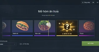 Trải nghiệm "gacha" bữa trưa: Trang web mở hòm CS:GO chọn món ăn khiến dân tình phát "sốt"