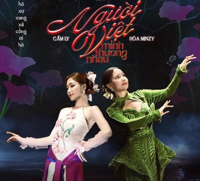 Tranh cãi lúa chín chẳng hề cúi đầu, Hòa Minzy – Cẩm Ly vẫn hát Người Việt mình thương nhau trong Âm vang Tổ quốc tối nay tại Mỹ Đình Tranh cãi lúa chín chẳng hề cúi đầu, Hòa Minzy – Cẩm Ly vẫn hát Người Việt mình thương nhau trong Âm vang Tổ quốc tối nay tại Mỹ Đình