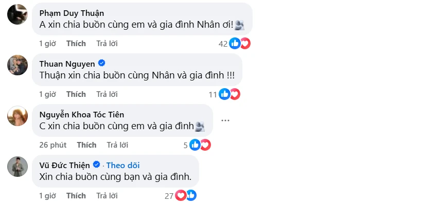 Trúc Nhân thông báo tin buồn Trúc Nhân thông báo tin buồn