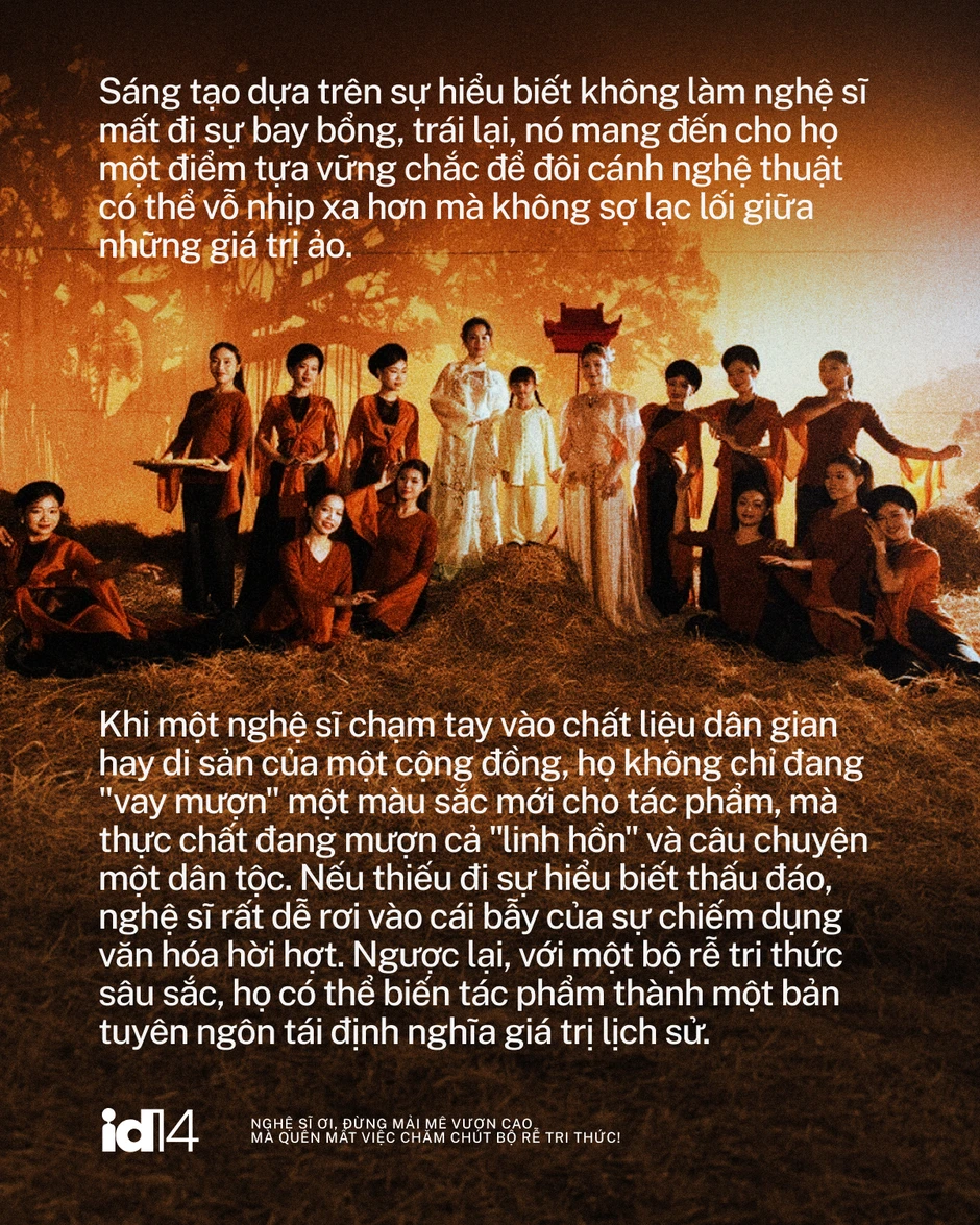 Từ chuyện "lúa chín cúi đầu": Nghệ sĩ đừng mải mê "vươn cao" mà quên mất việc chăm chút bộ rễ tri thức!