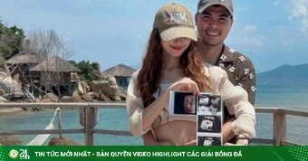 Vợ cầu thủ Đức Huy mang thai con đầu lòng