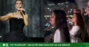 Vợ Ronaldo đưa ba con gái đi xem concert Celine Dion