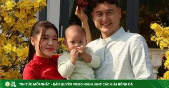 Vợ Văn Lâm mong con trai học tính nhẫn nại của bố, có sự yêu đời của mẹ