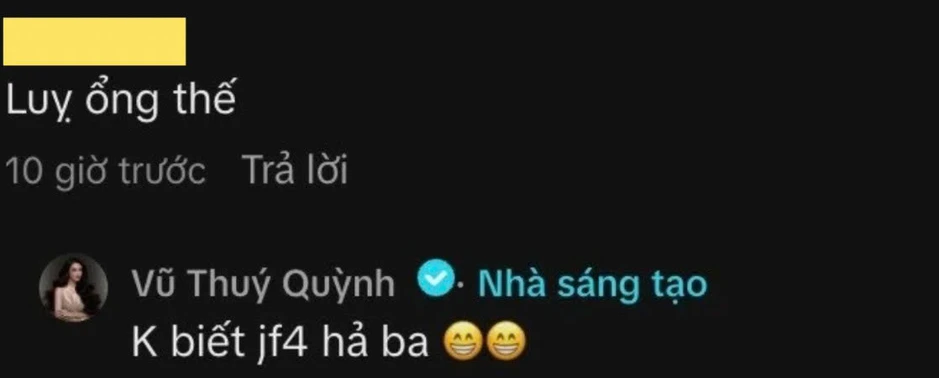 Vũ Thuý Quỳnh nên dừng lại Vũ Thuý Quỳnh nên dừng lại