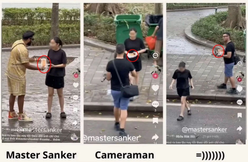 Vụ TikToker bị tố “phông bạt” khi tặng iPhone 17 ở Hồ Gươm: Tiếp tục đăng 3 video trao tiền cho người lạ, khẳng định “Đó là khoảnh khắc thật”