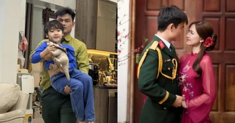 Vừa công khai Hoà Minzy đã muốn có 5 đứa con, chồng Đại uý đáp một câu cực uy tín