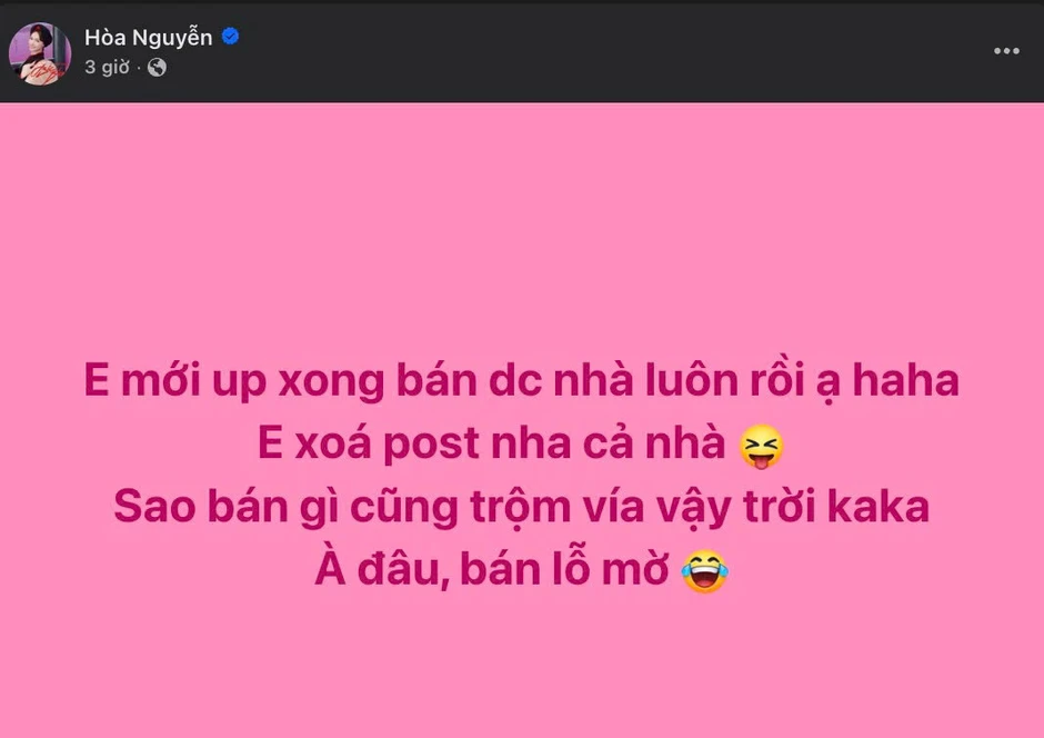 Vừa trả xong nợ cho Văn Toàn thì Hoà Minzy rao bán nhà gấp, nguyên nhân là gì?