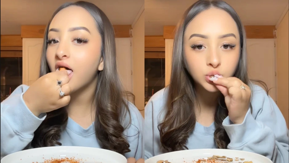 Xu hướng kỳ lạ nhất trên TikTok hiện tại: Ăn chậu hoa