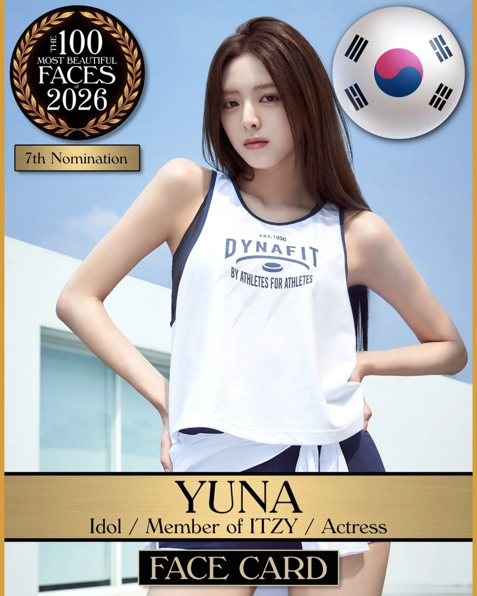 YUNA (ITZY) vừa lọt top đề cử đẹp nhất thế giới