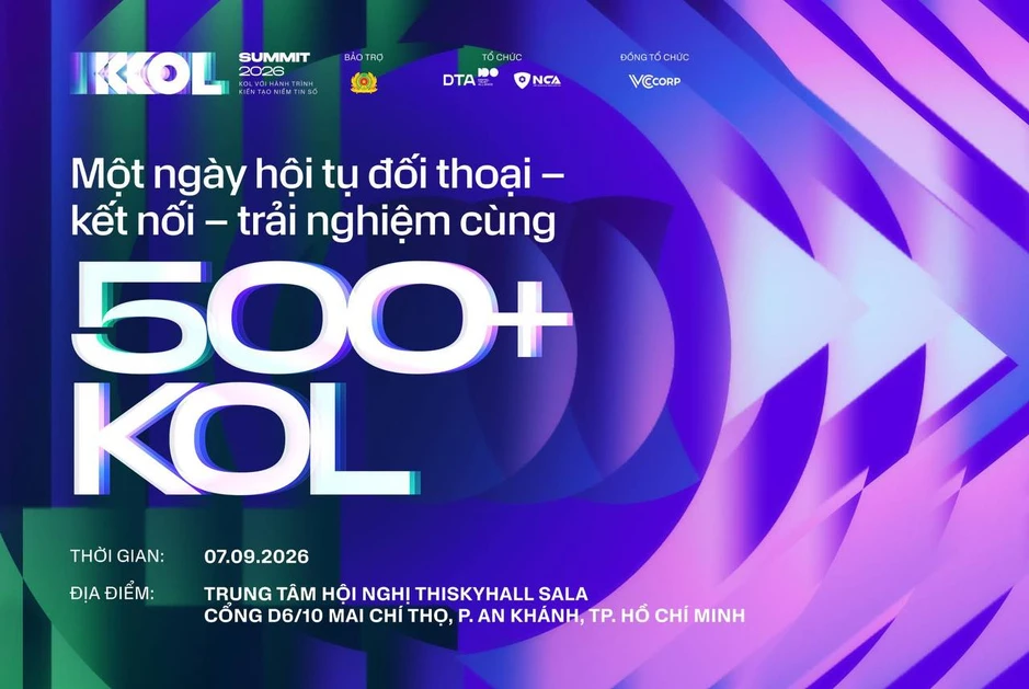 AI đang “làm content”, KOL sẽ “làm nghề” thế nào? Hé lộ phiên chuyên đề tại KOL Summit 2026