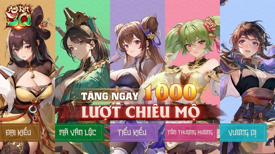 Anh Kiệt Tam Quốc định ngày ra mắt với loạt chi tiết hấp dẫn khiến cộng đồng game thủ "đứng ngồi không yên" Anh Kiệt Tam Quốc định ngày ra mắt với loạt chi tiết hấp dẫn khiến cộng đồng game thủ "đứng ngồi không yên"