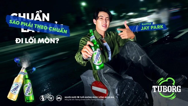 Bia Tuborg bắt tay cùng Jay Park sẵn sàng khuấy động mùa hè 2026
