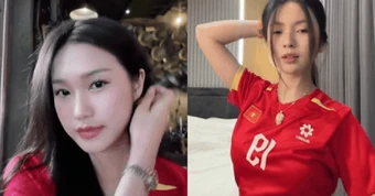 Doãn Hải My, Chu Thanh Huyền xinh đẹp đọ sắc sẵn sàng cổ vũ ĐT Việt Nam đấu Malaysia, visual "mỗi người một vẻ mười phân vẹn mười"