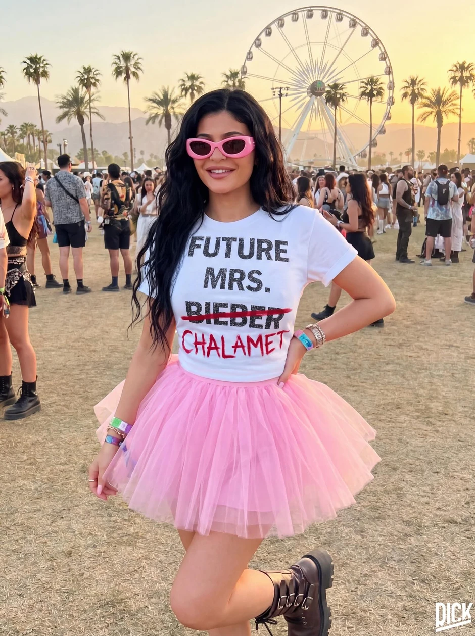 Hót-gơ nghi bị vỡ túi "Q1" khi khi bung xoã cực vui ở Coachella