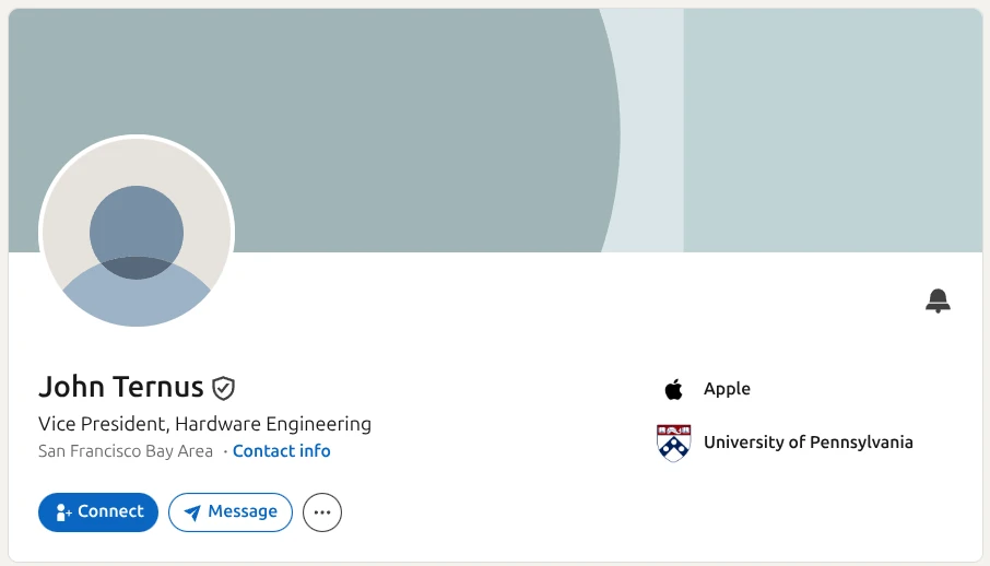 Lướt qua tài khoản LinkedIn "ít dòng" của tân CEO Apple, không ai nghĩ đây là một người đàn ông thành công