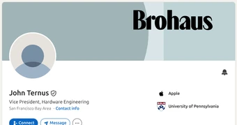 Lướt qua tài khoản LinkedIn "ít dòng" của tân CEO Apple, không ai nghĩ đây là một người đàn ông thành công