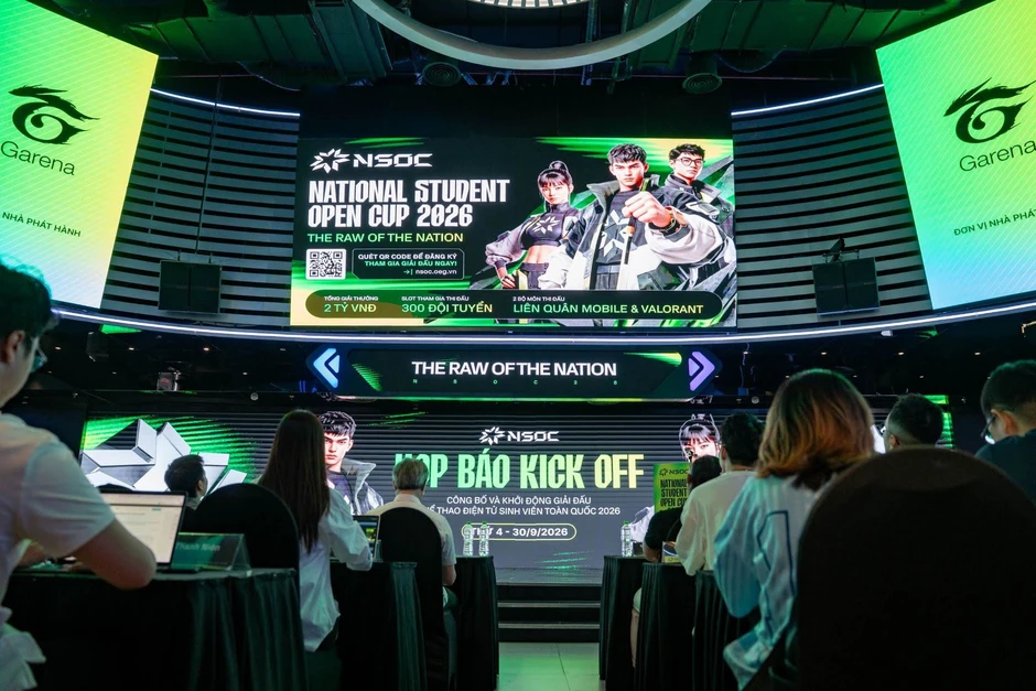 NSOC 2026 và hành trình khai phá, mài giũa tiềm năng Esports của sinh viên Việt Nam