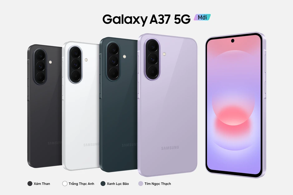 Samsung ra mắt Galaxy A57 5G và Galaxy A37 5G: Trải nghiệm các tính năng chuyên nghiệp với mức giá hấp dẫn Samsung ra mắt Galaxy A57 5G và Galaxy A37 5G: Trải nghiệm các tính năng chuyên nghiệp với mức giá hấp dẫn