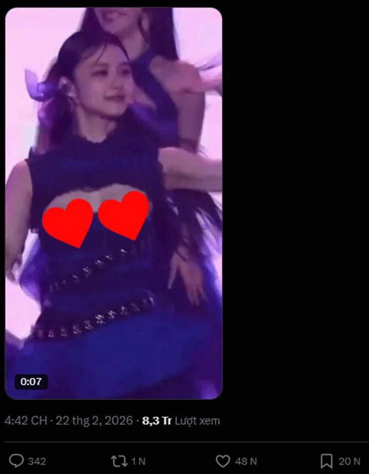 Video sự cố trang phục của nữ idol: AI hay thật?